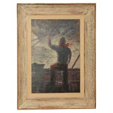 Oil Painting of a Sailor by Huston