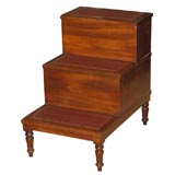 Mahogany Step Side Table