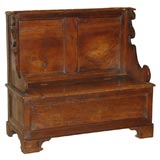 Walnut Settle