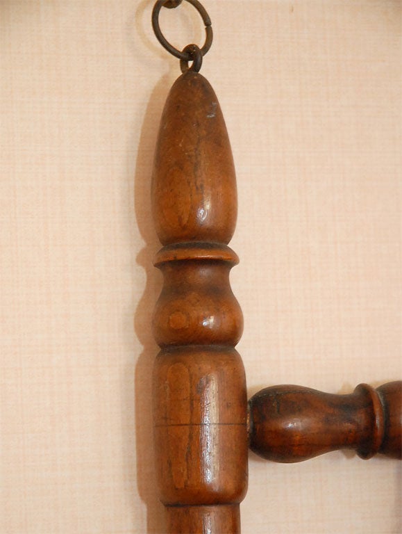 19th Century French 19thC. hat or towel rack holder For Sale