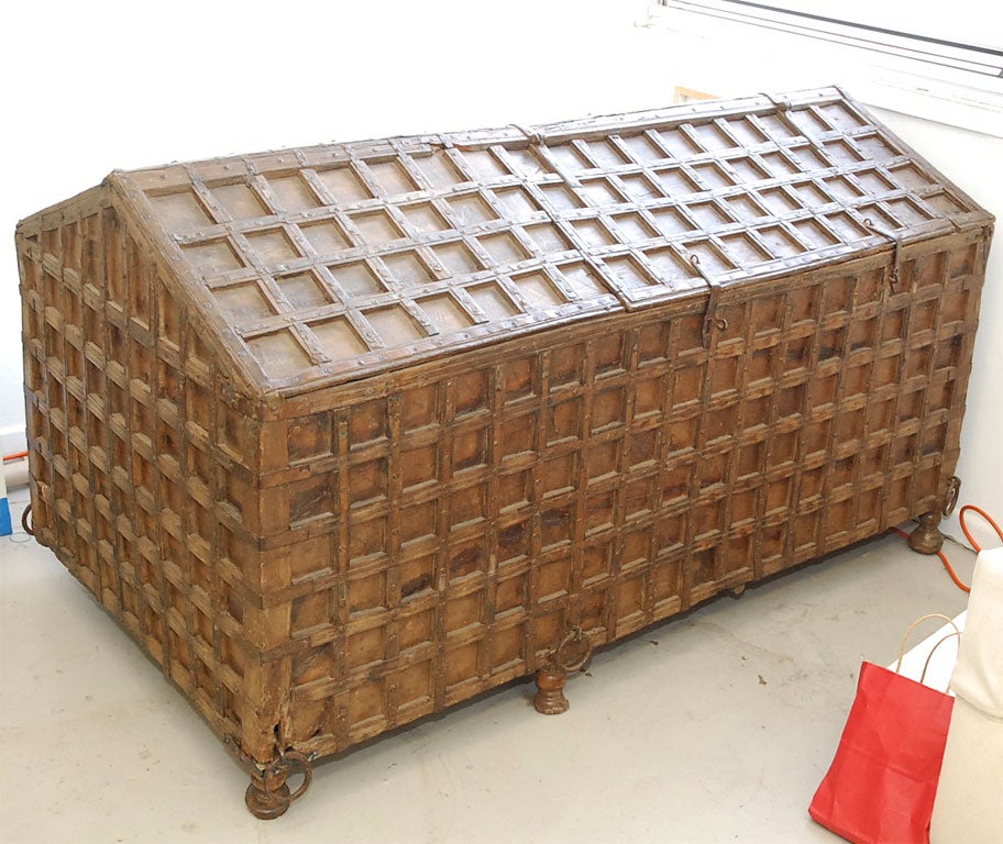 Antique coffer -trunk