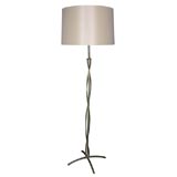 Gilt Iron Floor Lamp