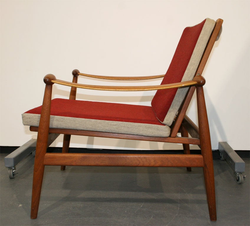 Mid-20th Century Finn Juhl Teak Spade Lounge Chair