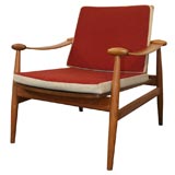 Finn Juhl Teak Spade Lounge Chair