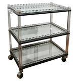 Lucite & Mirror Bar Cart