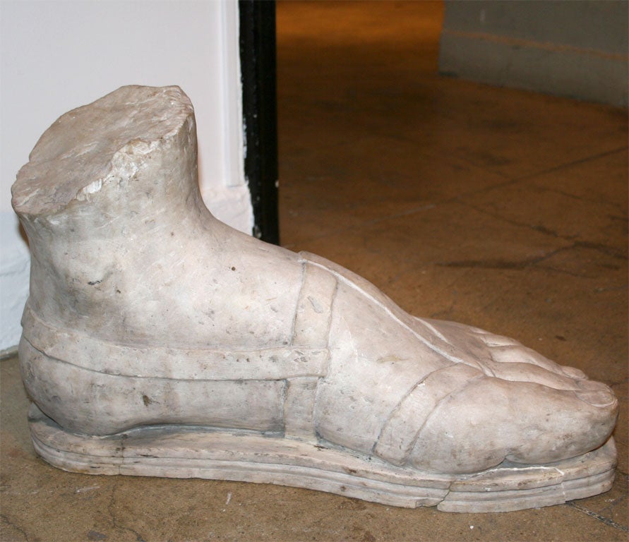 An Italian Grand Tour Foot, Circa 18th Century.