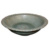 Antique A Ceramic Plate from Thailand