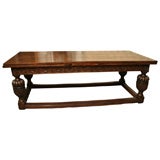 Spectacular 19th English Refractory Table with leaves