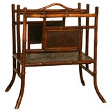 19th Century English  Bamboo Canterbury