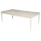 White Lacquer Dining Table by Monteverdi-Young White Lacquer Dining Table by Monteverdi-Young