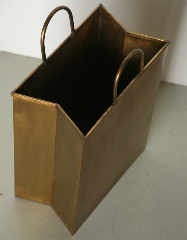 Brass Shopping Bag 1