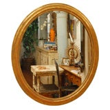 Beautiful Simple Louis Phillipe Oval Mirror
