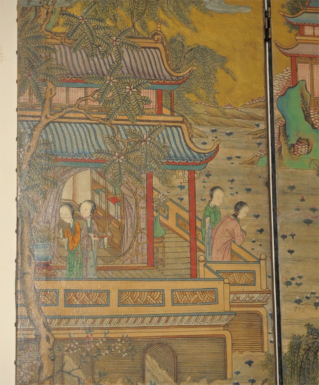 Chinoiserie Screen In Good Condition In San Francisco, CA