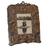 Antique A Standing  Silver Picture Frame