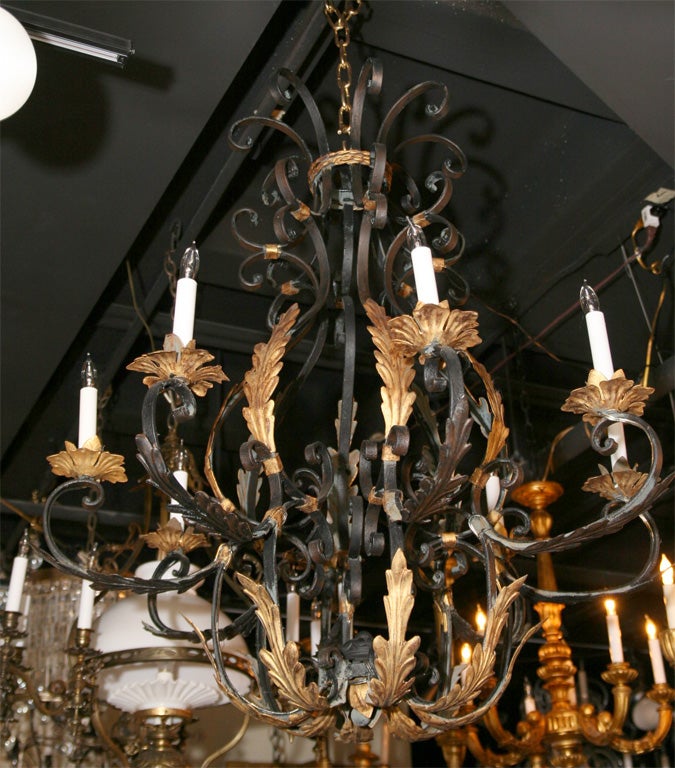 FRENCH TWO TIER CHANDELIER