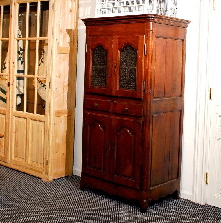 Pie Cabinet w/ Hammered Doors