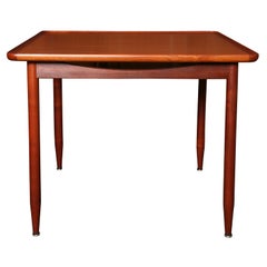 Vintage Fine Danish Bowl Edge Teak and Rosewood Table