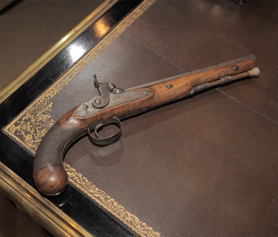 An English Made Empire Period Officer’s Percussion Pistol