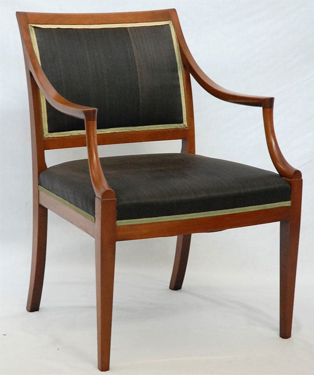 Frits Henningsen arm chair With Original Horsehair Material