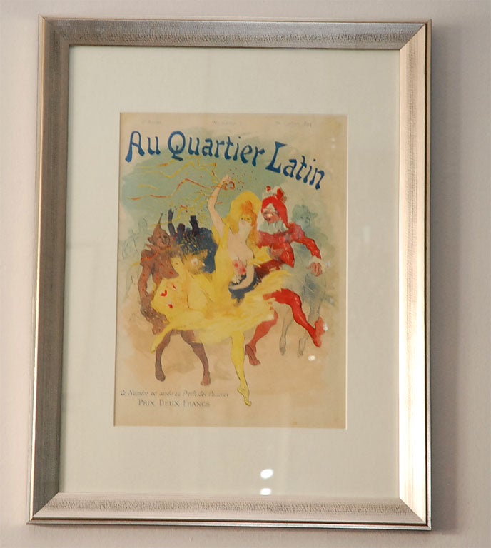 Au Quartier Latin by Jules Chéret