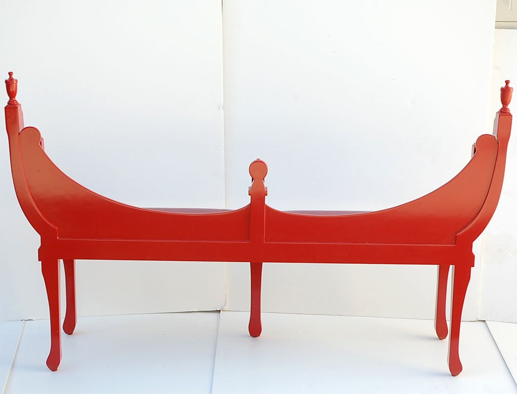 Downtown Classics Collection Red Muirfield Bench 5