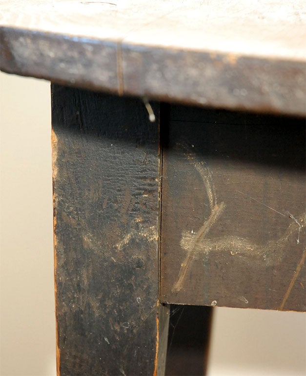 EARLY 19THC ROUND RARE TAVERN TABLE /NEW ENGLAND 3