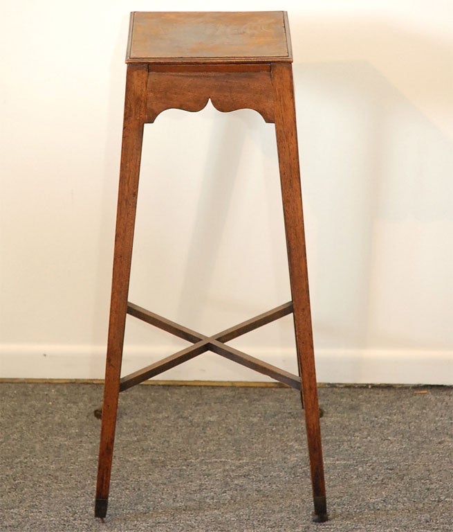 English 18THC  TALL FANCY CUT OUTS/ TABLE