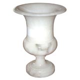 French 1900's Alabaster Urn Lamp