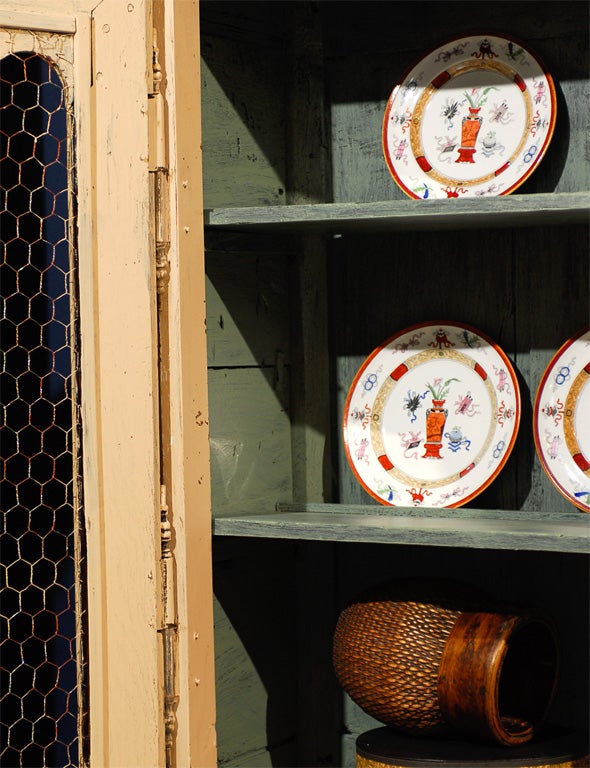 French Painted Buffet with Hutch Top 7