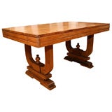 Antique Mahogany Art Deco Table