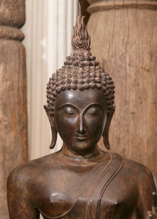 Bronze Walking Buddha 1