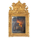 Antique Louis XIV Gilt Mirror