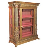 Baroque Gilt & Painted Cabinet