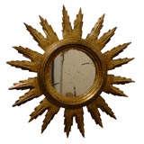 French carved Sunburst Mirror