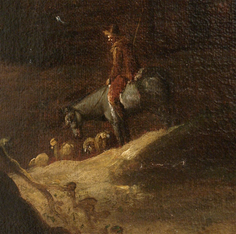 18TH C. DUTCH OIL ON CANVAS For Sale 2
