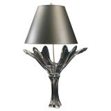 Spectacular Modernist Crystal  Lamp by Daum