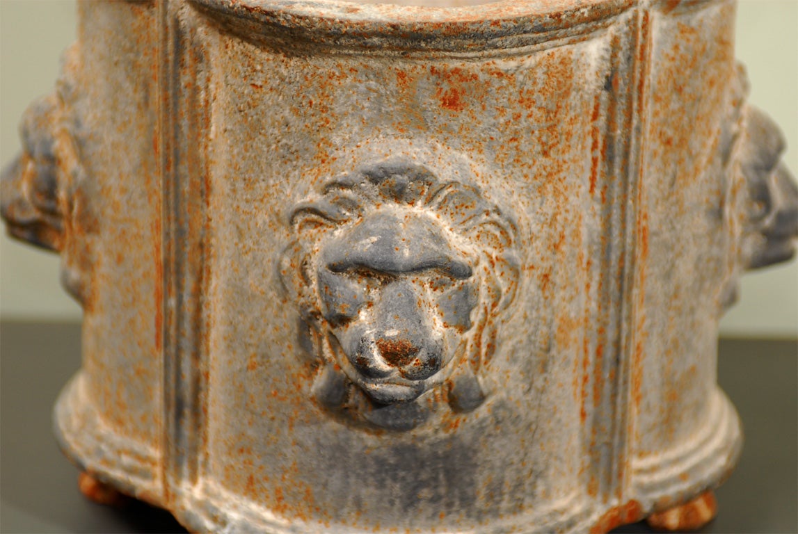 20th Century Pewter Planter