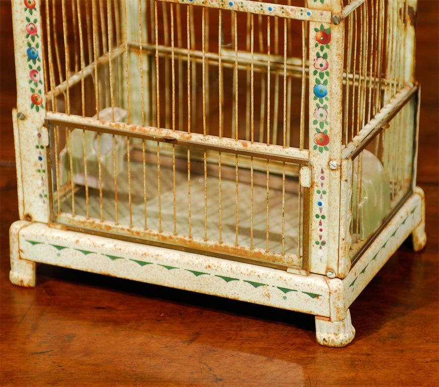 20th Century  French Tole Birdcage For Sale 3