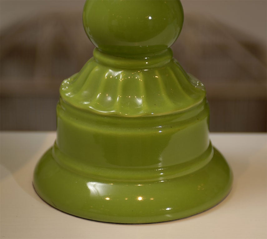 Green Ceramic Lamp 2