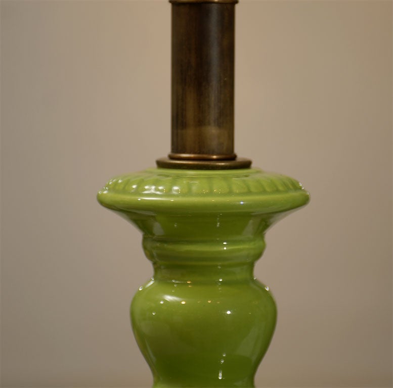 Green Ceramic Lamp 3