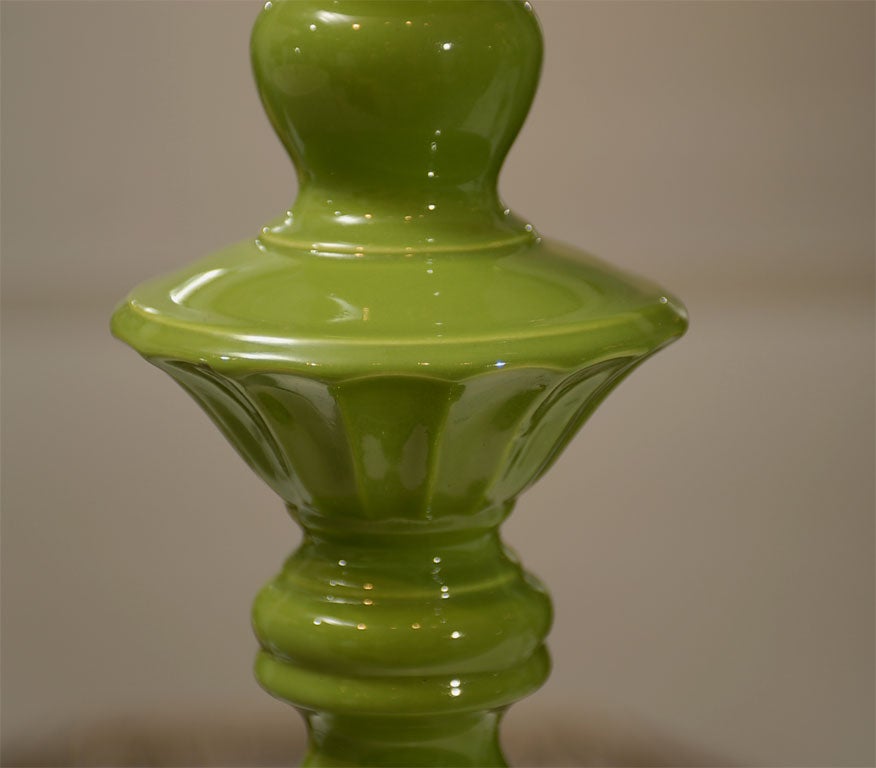 Green Ceramic Lamp 4