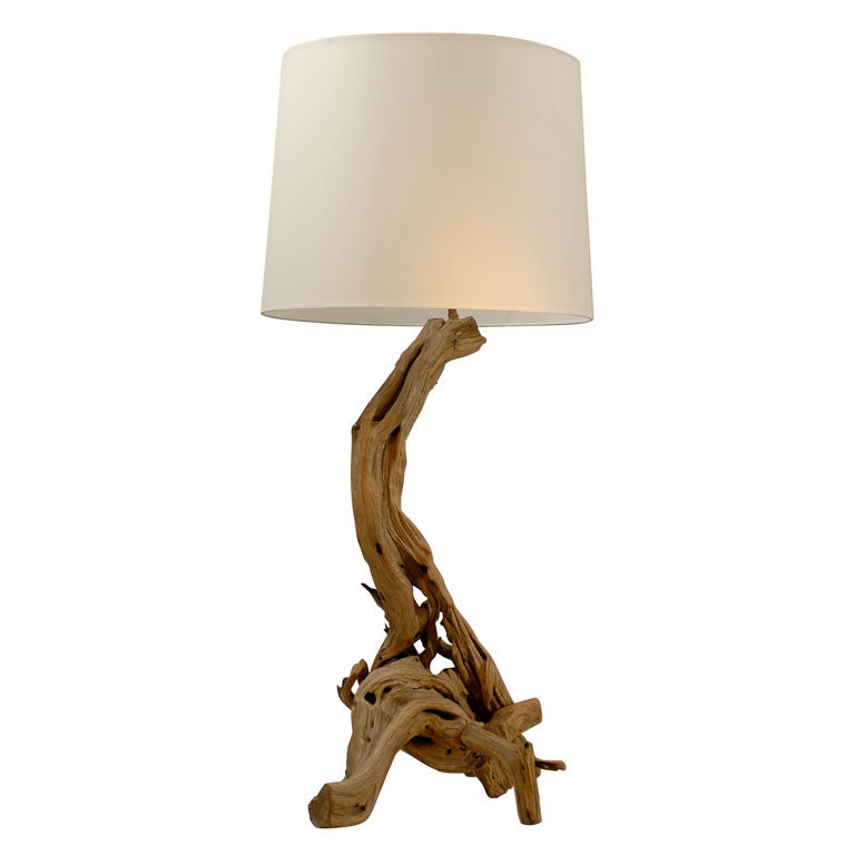 Driftwood Lamp at 1stdibs