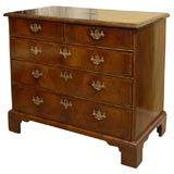 18th Century Walnut Chest Antique 18th Century Walnut Chest
