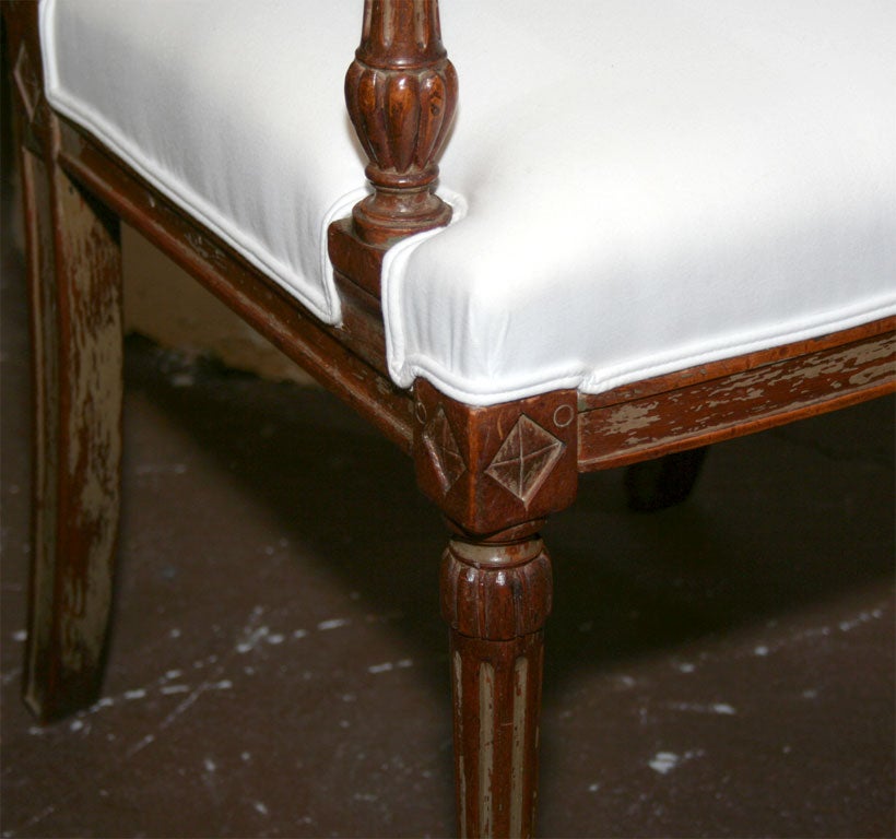 A Pair of Carved Arm Chairs