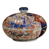 Rare 19th C. Imari melon shaped porcelain box