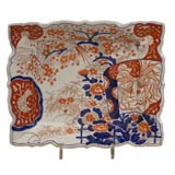 19th C. Unusual Rectangular Imari Porcelain Charger