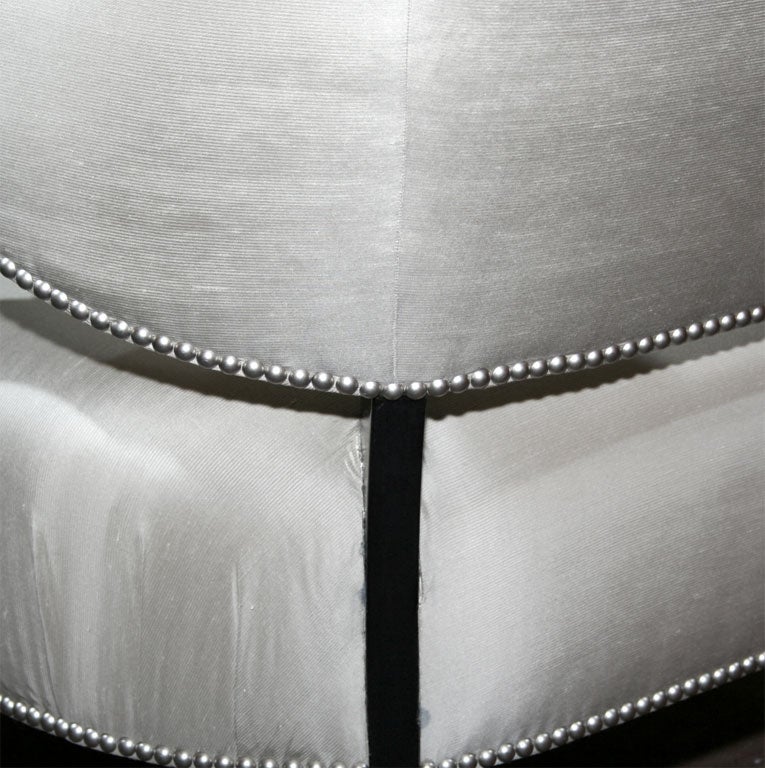 Klismos Lounge Chair with Nickel Nailhead Detail by Billy Haines 2
