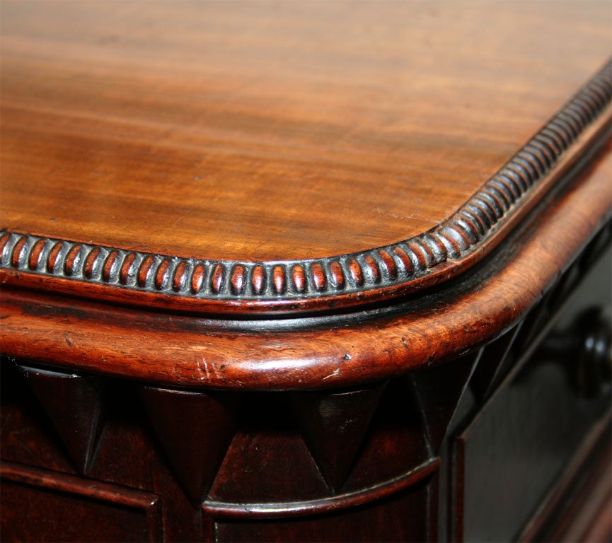 William IV Mahogany Library Table By Trotter of Edinburgh 1