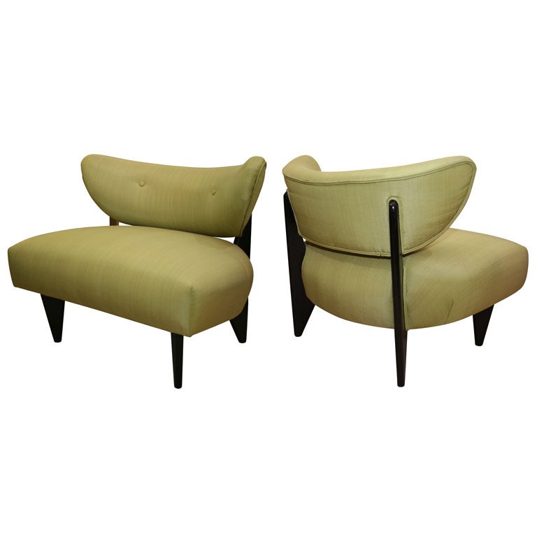 Pair of Lounge Chairs by Maurice Bailey for Mont Verdi Young
