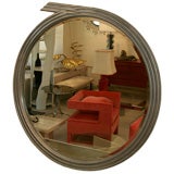 Art Deco Inspired Round Wall Mirror